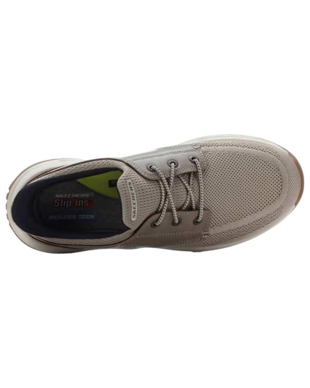 SKECHERS Sneakers Skechers uomo 205467 taupe 205467 TPE ALDEN - MEROE 