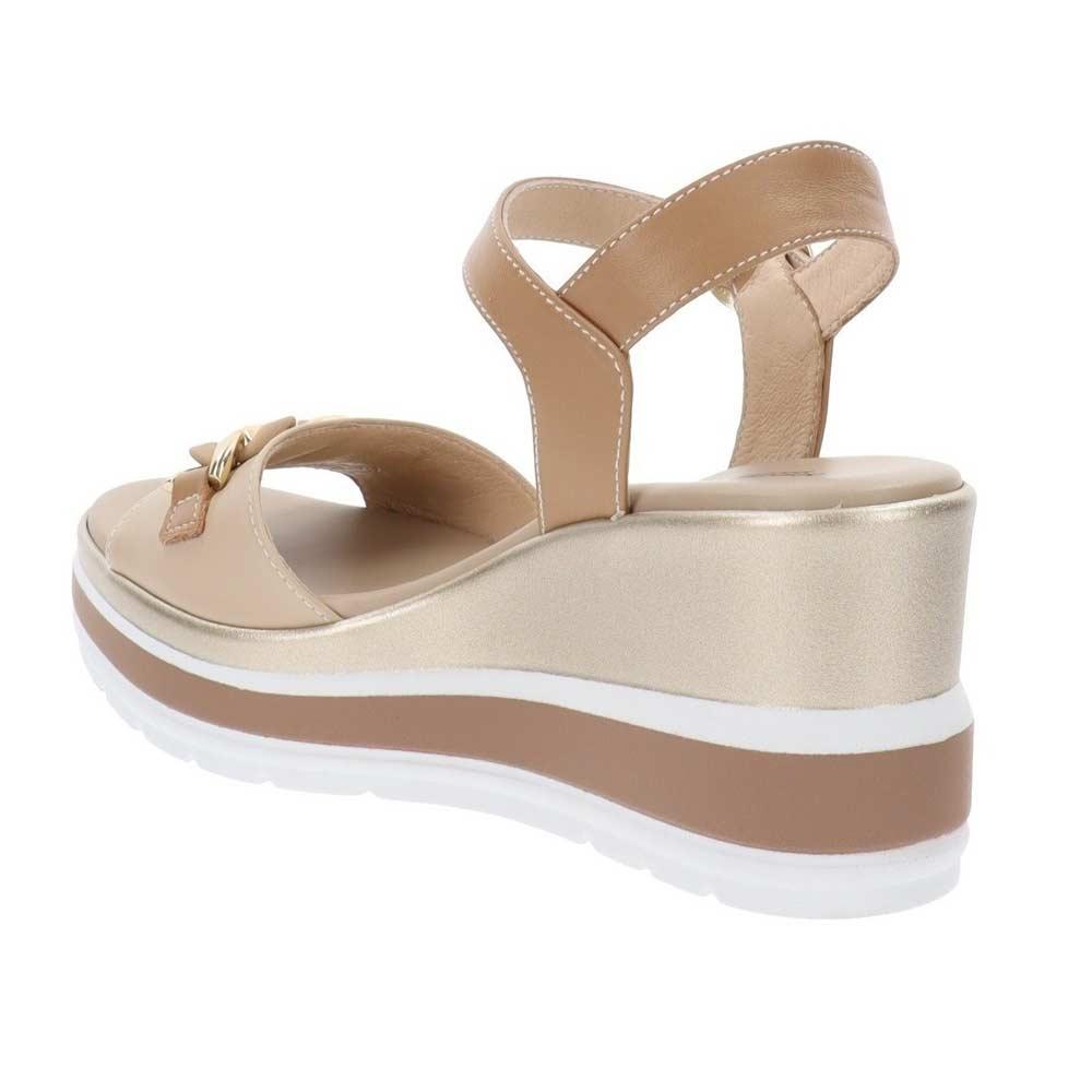 NEROGIARDINI Sandali NeroGiardini donna E410530D lino<BR/> E410530D 453 PANDORA LINO 