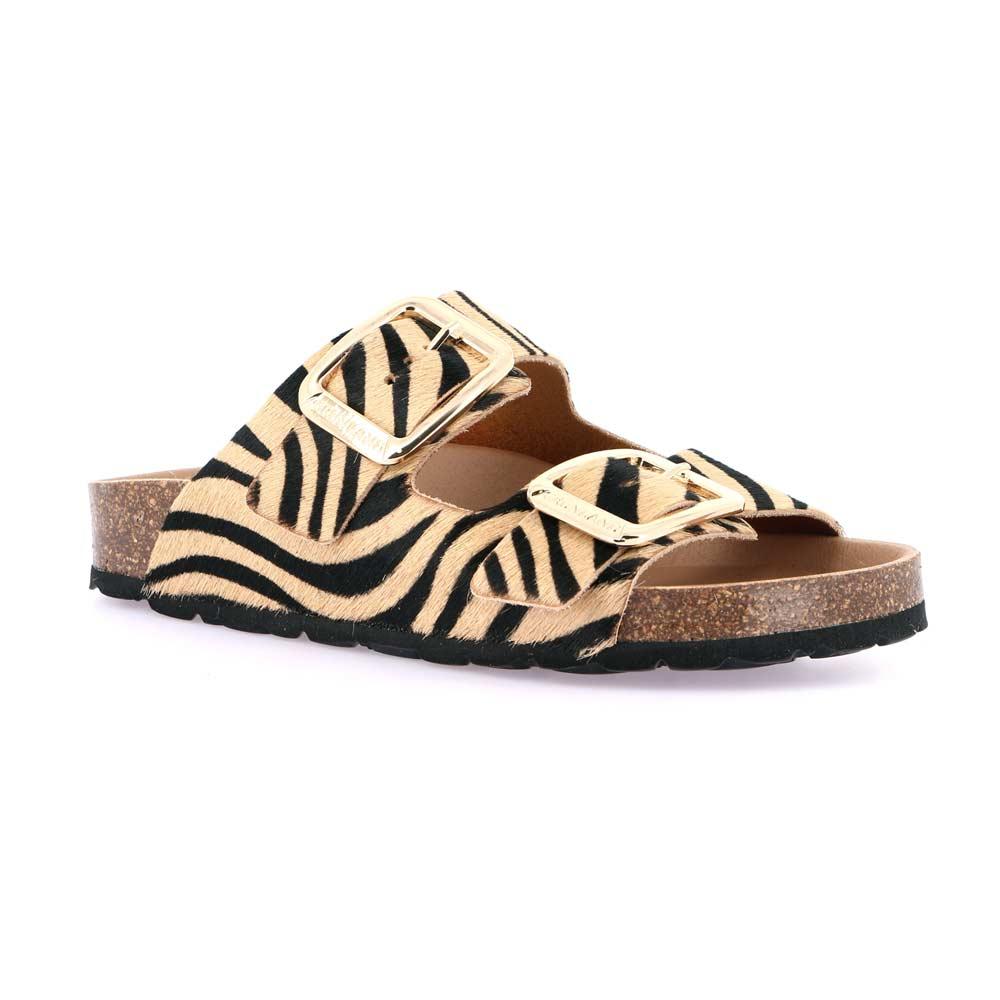 GRUNLAND Sandali donna Grunland Enny animalier ENNY CB 0784 40 CUOIO 