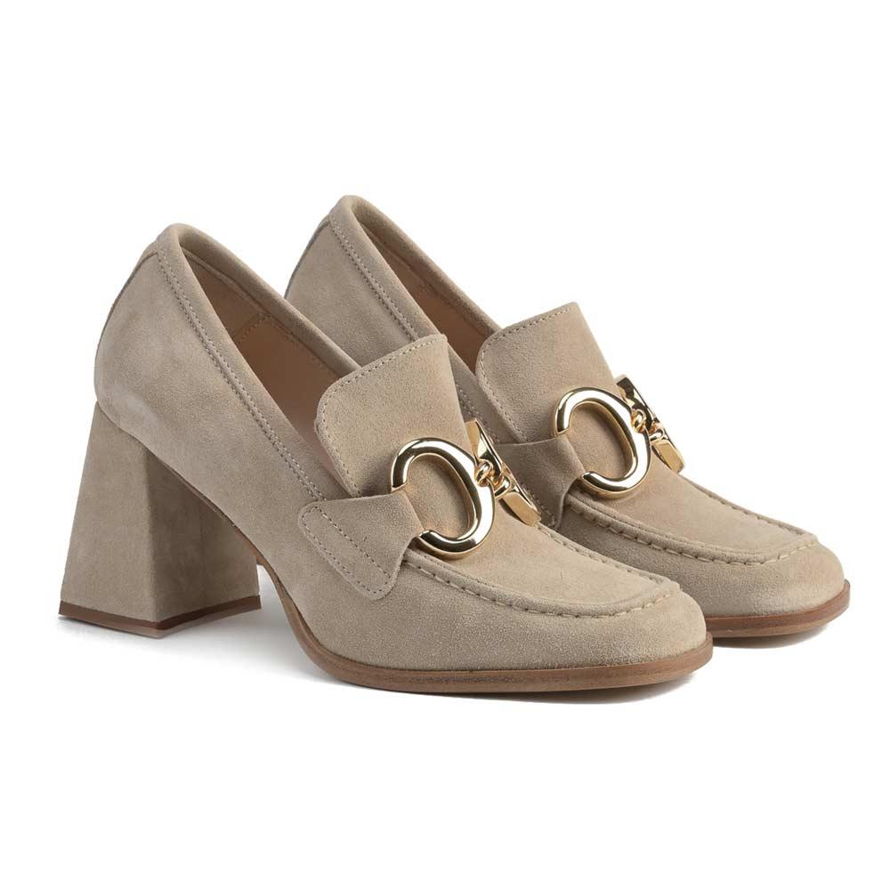 JANET & JANET Mocassini Janet & Janet donna Chiara pesca naturale<BR/> 05091 CORA NATURALE 