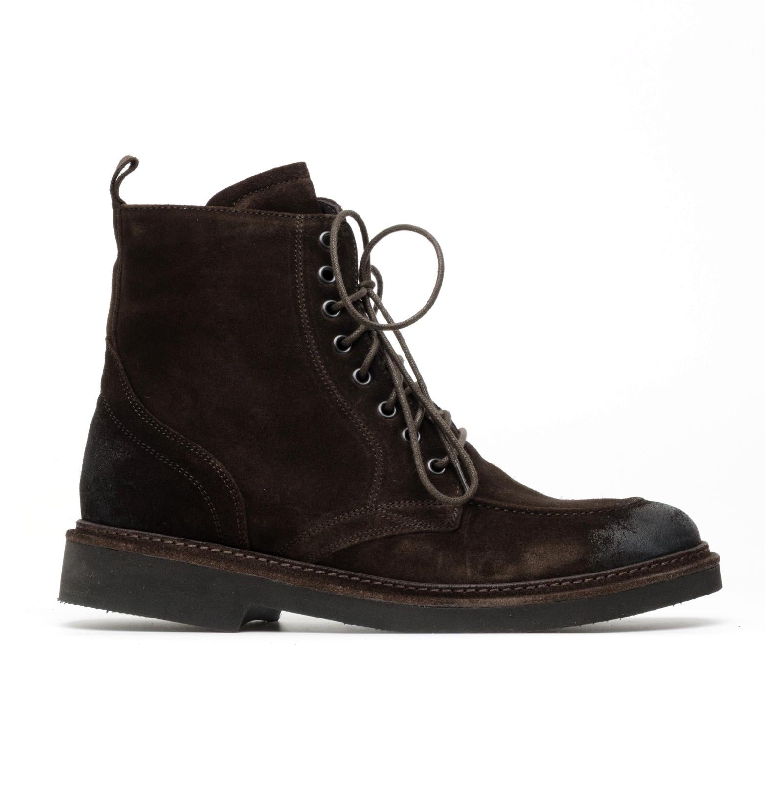 MARECHIARO Stivaletto marechiaro uomo 7765 moro a25 7765 CAMOSCIO TDM 