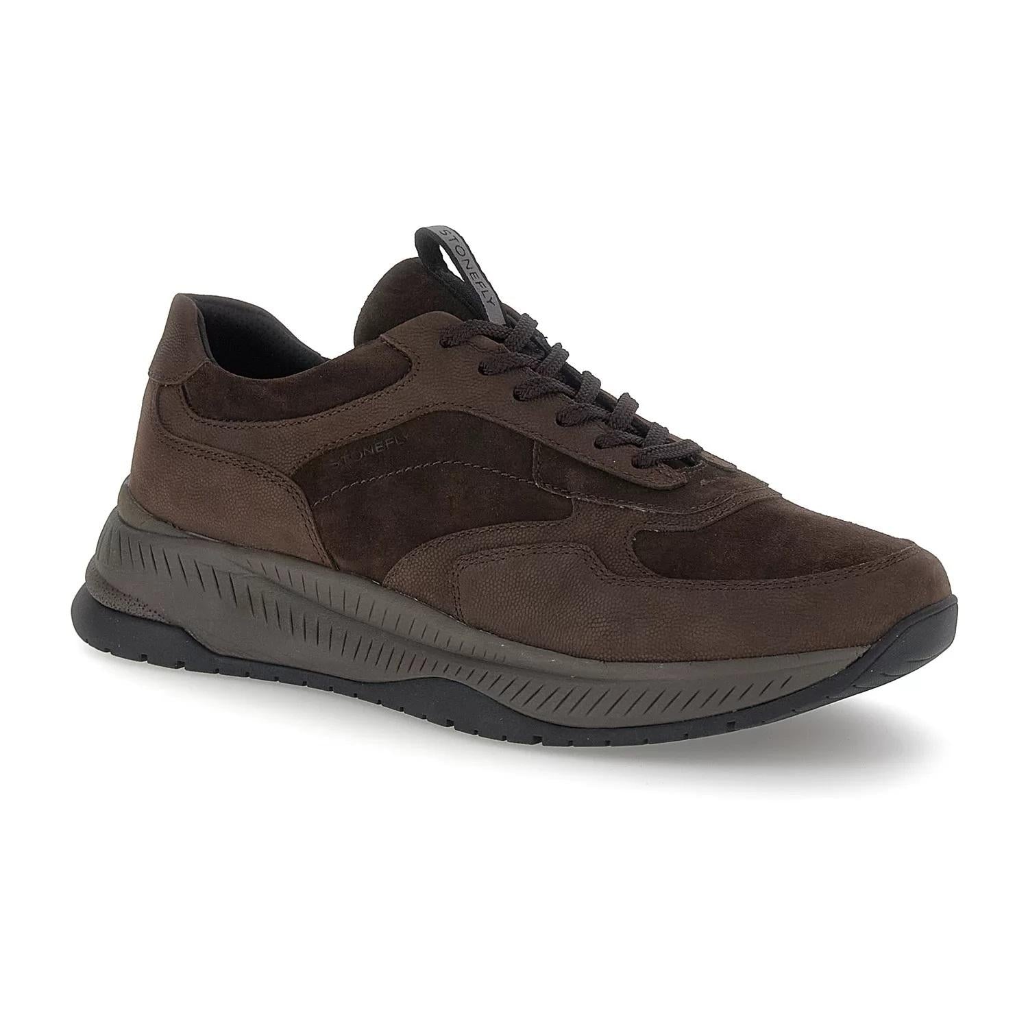 STONEFLY Sneakers stonefly uomo 221632 cp3 rover 1 nabuk velour coffee AI<BR/><BR/> 221632 CP3 ROVER 1 