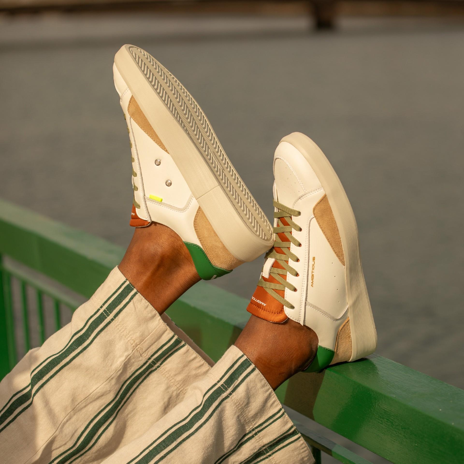 AMBITIOUS sneakers ambitious uomo brixton 14323t offwhite 14323 T3451AM BRIXTON 
