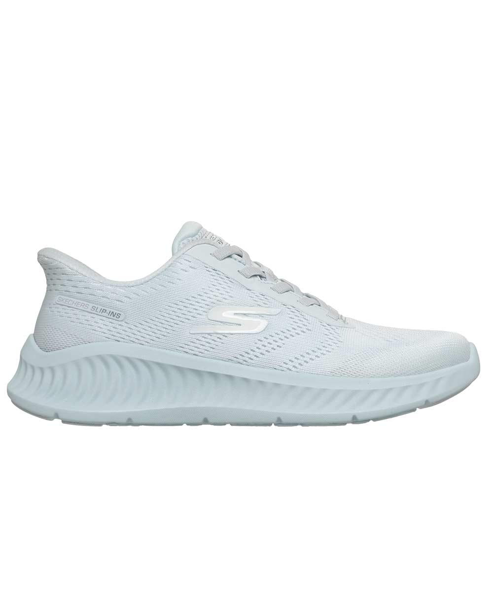 SKECHERS Sneakers Skechers donna 125643 Khloe bianco azzurra 125643 LTBL KHLOE - GO WALK NOW 
