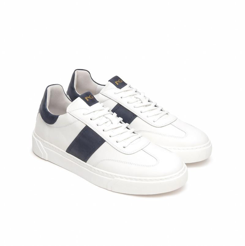 NEROGIARDINI Sneakers nerogiardini uomo E500691u sparta bianca p25 E500691U 707 SPARTA BIANCO 