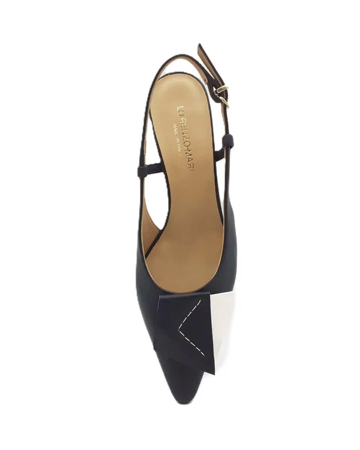 LORENZO MARI Slingback Lorenzo Mari donna Cindy nero CINDY 06 NAPPA PORTOS 