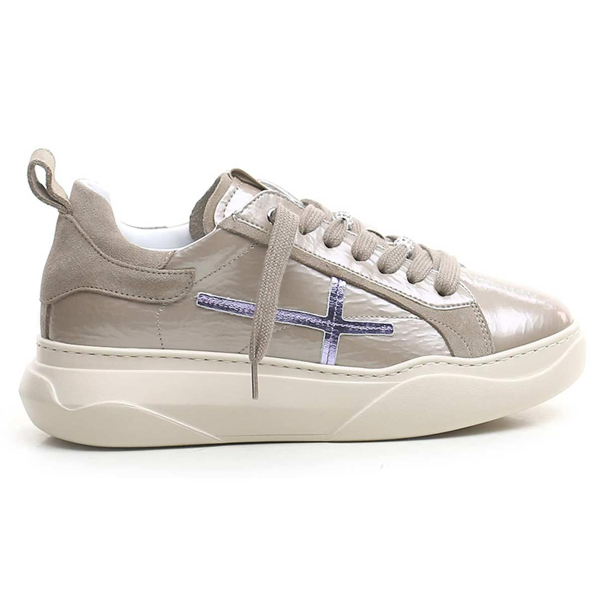 GIO+ Sneakers Gio+ donna Giada 66V tortora GIADA66V COMBI GOLD 