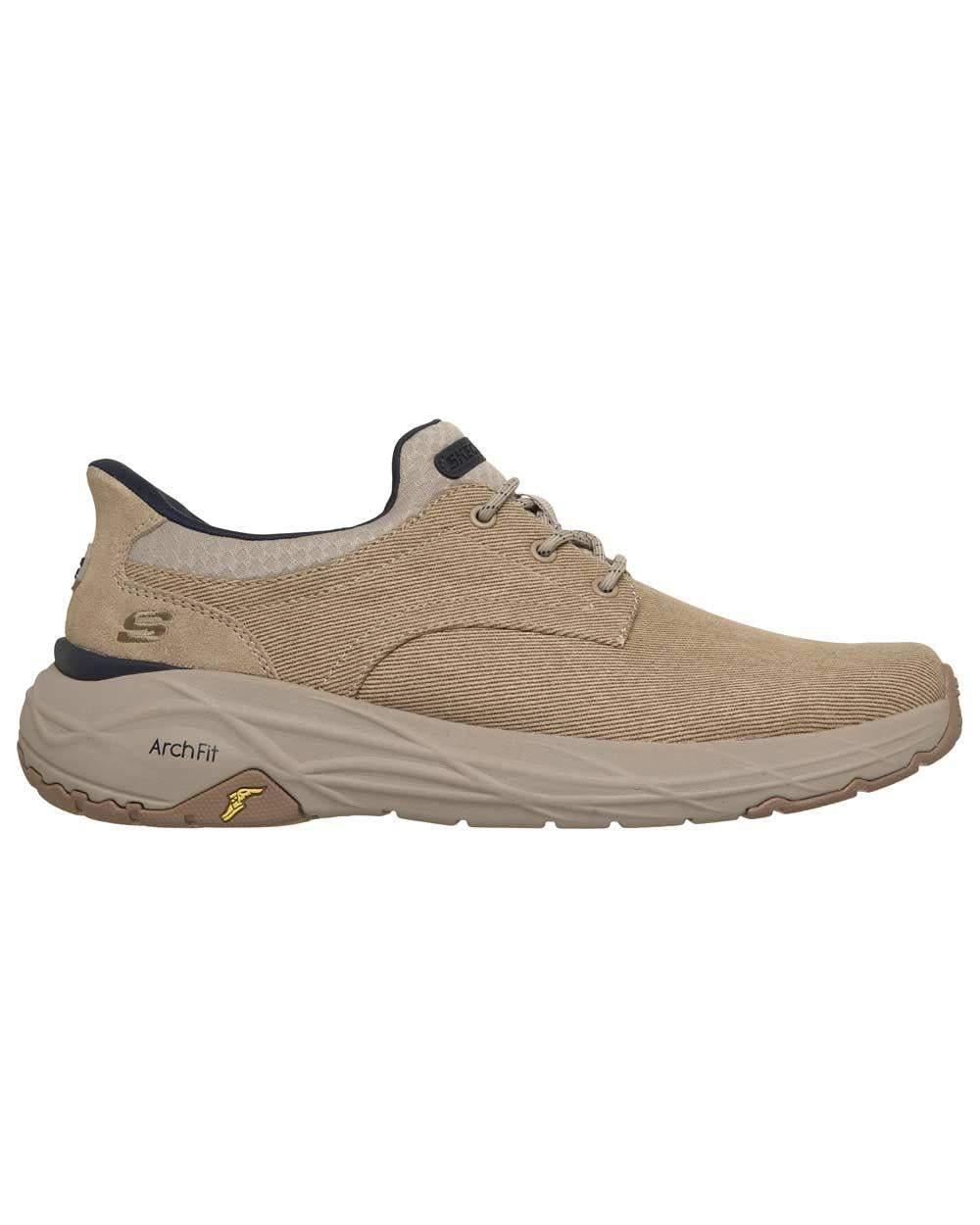 SKECHERS Sneakers Skechers uomo 205795 taupe 205795 TPE WOLFE - ARCH FIT MAV 