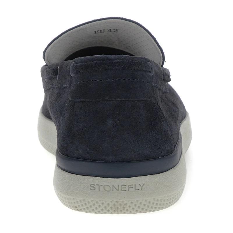STONEFLY Mocassini Stonefly uomo 2224591d8 custer 16 velour blue pe25 222459 1D8 CUSTER 16 VELOUR 