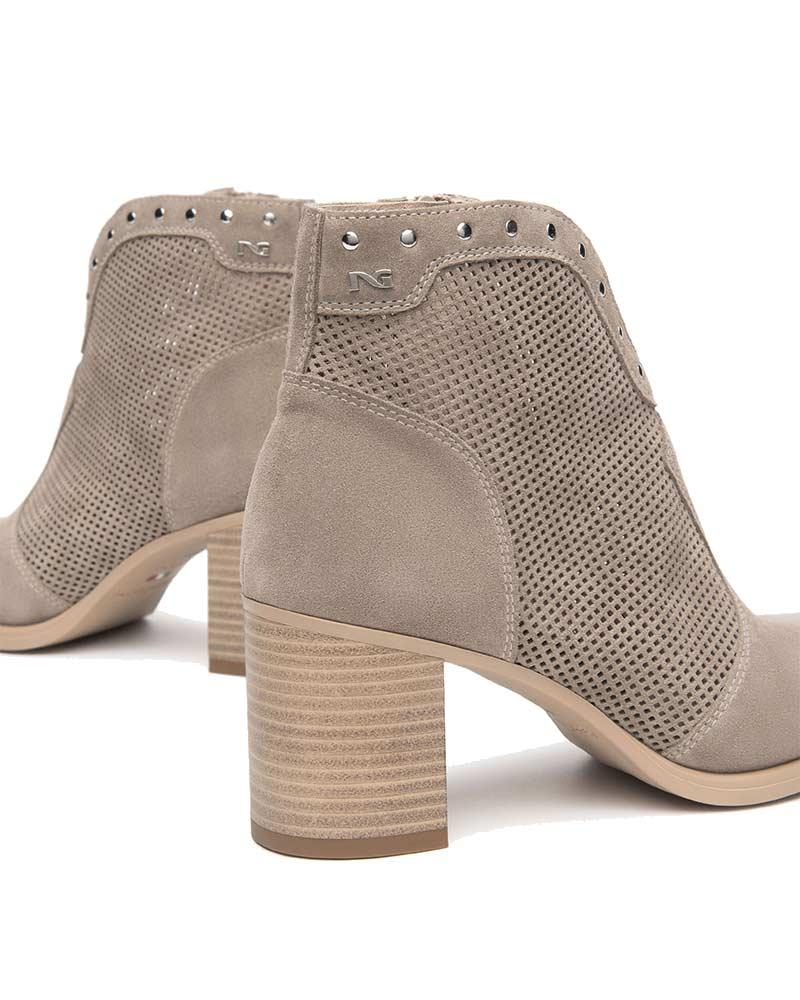 NEROGIARDINI Tronchetti NeroGiardini donna E512710D creta E512710D 451 VELOUR CRETA 