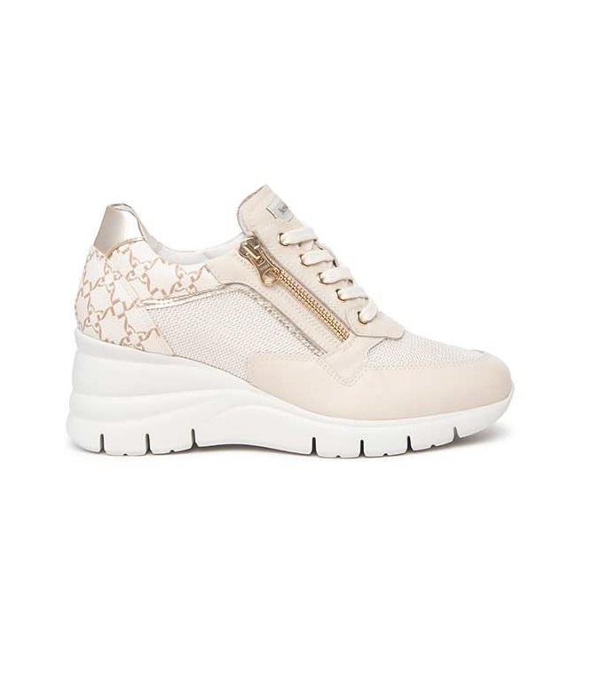 NEROGIARDINI Sneakers NeroGiardini donna E512940D latte<BR/> E512940D 710 VELVET MILK 