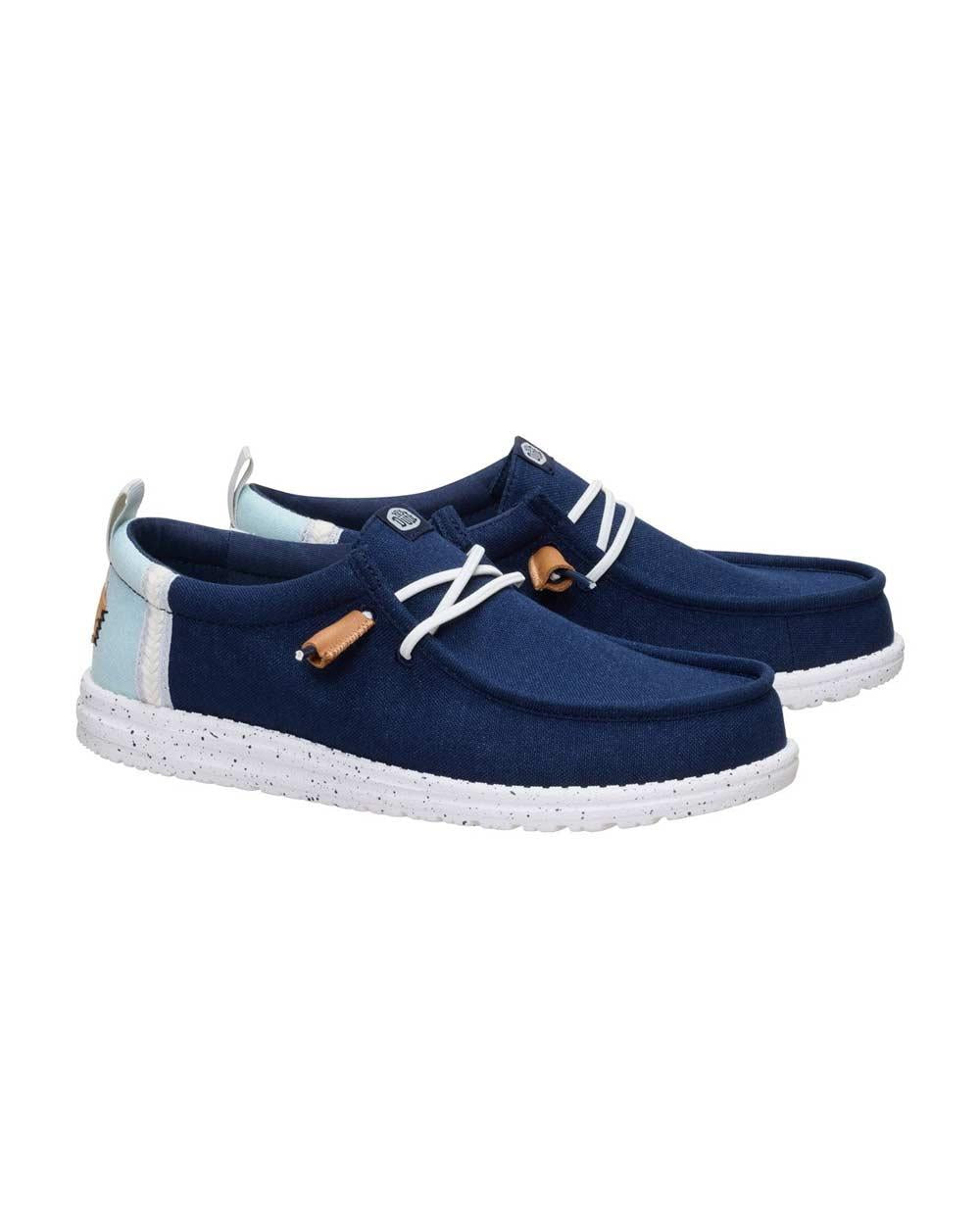 HEY DUDE Stringata Hey Dude uomo Wally 43086 navy 43086 4UX WALLY SUMMER 