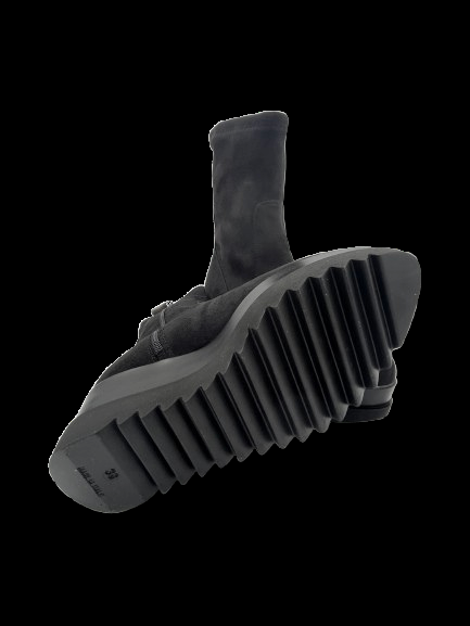 LORENZO MARI Stivaletto Lorenzo Mari clea08 black A25 CLEA 08 ALCANTARA STR NERO 