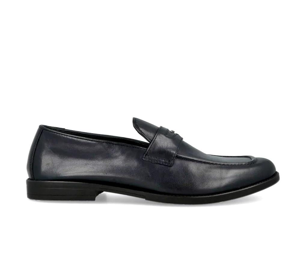 GUARDIANI Mocassini guardiani uomo elio moc navy GM61022A 016 ELIO MOC 