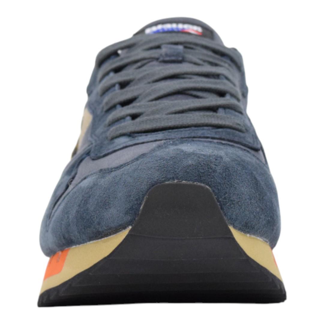 BLAUER Sneakers blauer uomo f5 queens01 wax navy grey a25 F5QUEENS01/WAX NVY/GRY NAVY GREY 