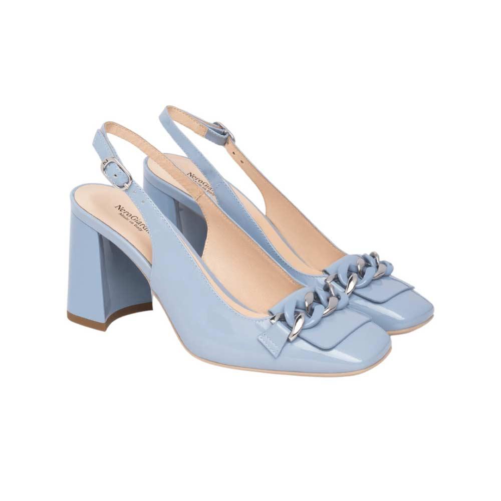 NEROGIARDINI Decollete NeroGiardini donna E509490D azzurro<BR/> E509490D 210 VERNICE CELESTE 