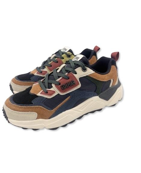 COLMAR Sneakers colmar uomo garner fusion dk denim multicolor A25 GARNER FUSION 064 DENIM MULTICOLOR 