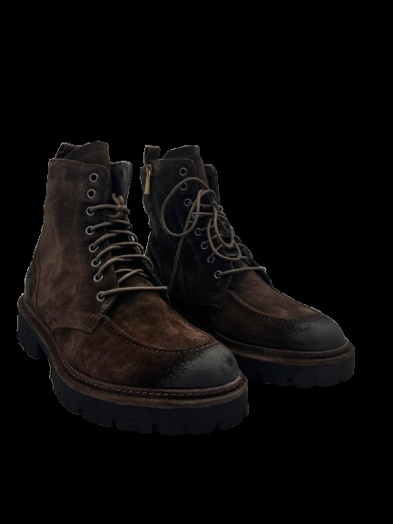 MARECHIARO Stivaletto marechiaro uomo 7765 moro a25 7765 CAMOSCIO TDM 