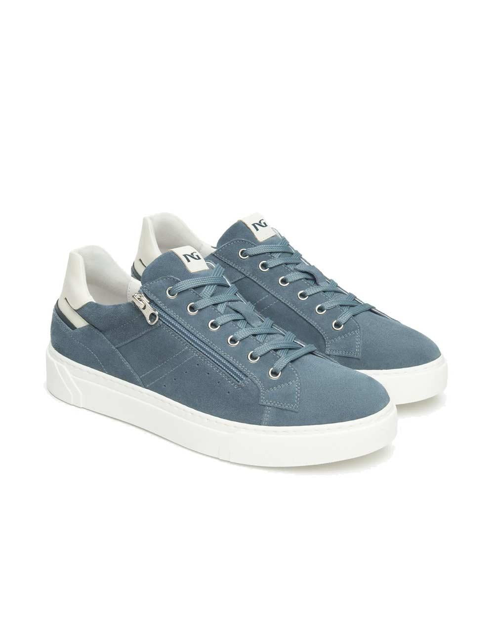 NEROGIARDINI Sneakers NeroGiardini uomo E601131U avio E601131U 203 VELOUR AVIO 