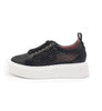 Sneakers lorenzo mari sally 24 rete nero strass pe25