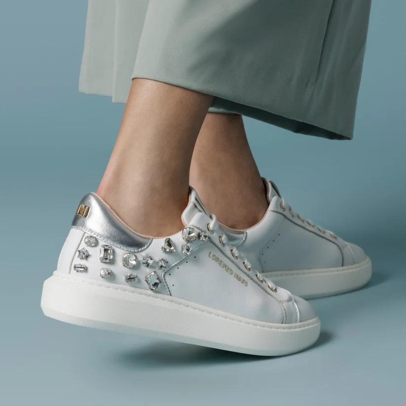 LORENZO MARI Sneakers lorenzo mari sirio white silver pe25 SIRIO WHITE SILVER 