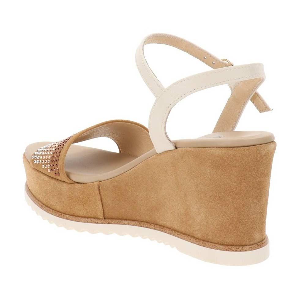 NEROGIARDINI Sandali NeroGiardini donna E410620D ambra<BR/><BR/> E410620D 424 VELOUR AMBRA 