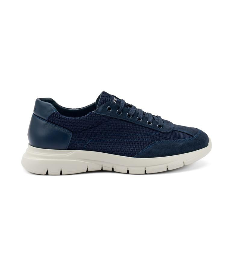 FRAU Sneaker frau uomo 09x8 blu suede tecno p25 09X8 TECNO BLU 