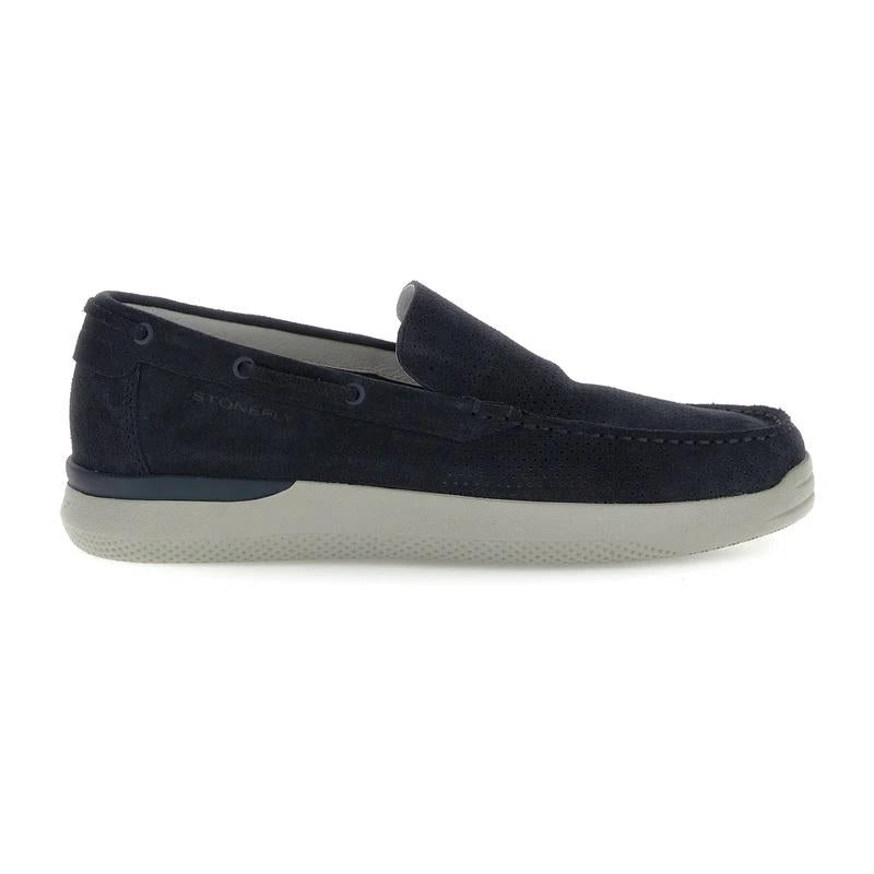STONEFLY Mocassini Stonefly uomo 2224591d8 custer 16 velour blue pe25 222459 1D8 CUSTER 16 VELOUR 