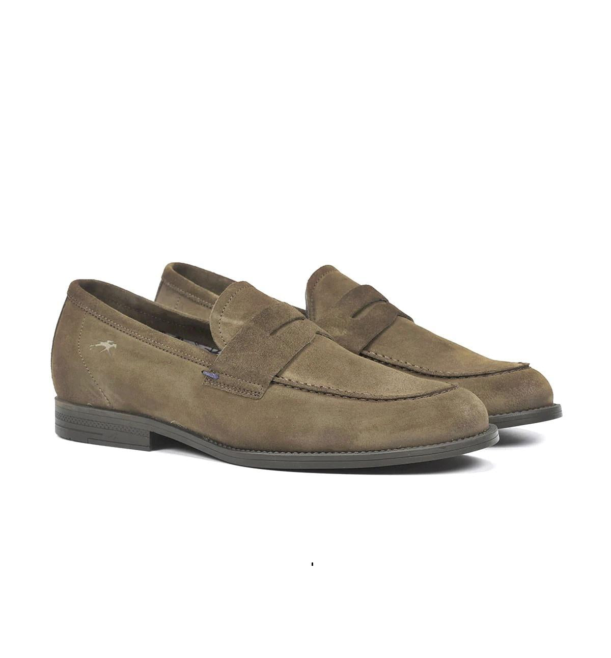 FLUCHOS mocassino fluchos henri f0824 marrone cafe F0824 AFELPADO CAFE 