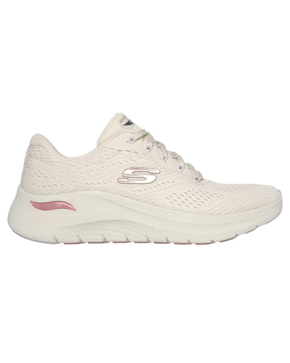 SKECHERS Sneakers Skechers donna 150051 natural 150051 NTMT BIG LEAGUE - ARCH FIT 2.0 