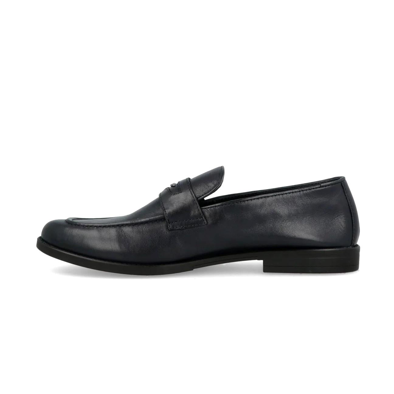 GUARDIANI Mocassini guardiani uomo elio moc navy GM61022A 016 ELIO MOC 