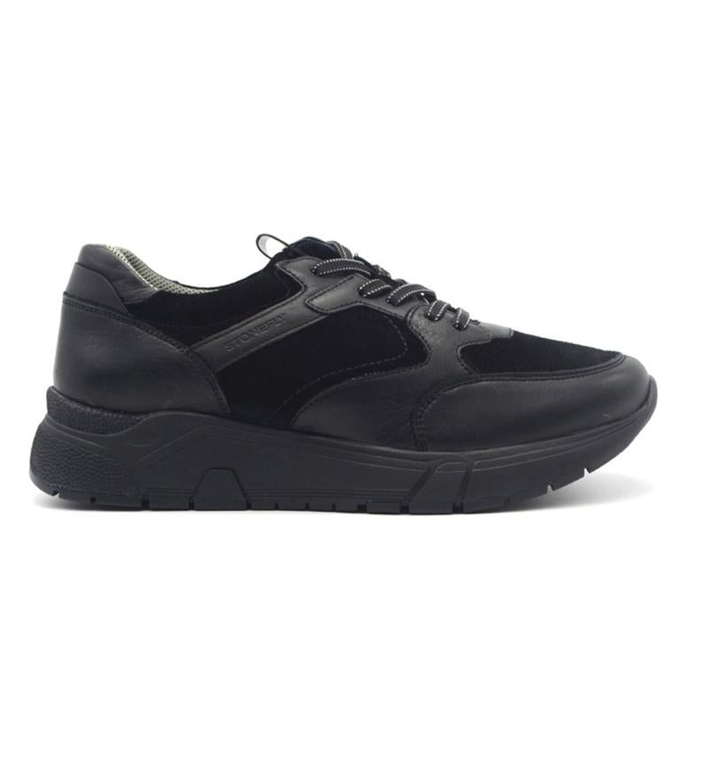 STONEFLY Sneakers Stonefly uomo 221569 action 31 calf nere AI 221569 000 ACTION 31 