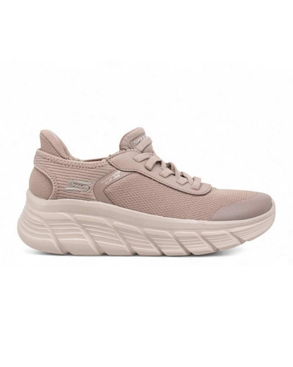 SKECHERS Sneakers Skechers donna 117391 Bobs taupe 117391 TPE LINEAR FORSE - BOBS B FLEX 