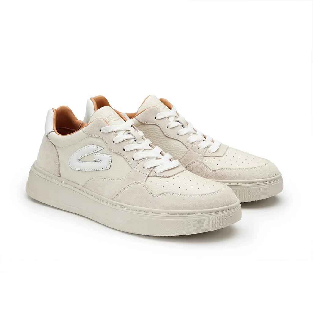 GUARDIANI Sneakers Guardiani uomo new era agm31200 suede avorio AI AGM318200 SUEDE IVORY 