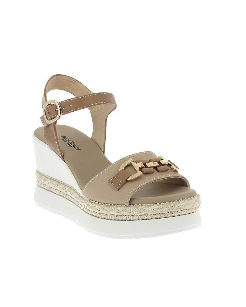 NEROGIARDINI Sandali NeroGiardini donna E513552D lino E513552D 453 TAMIGI LINO 