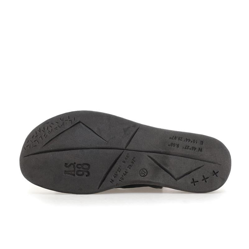 A.S.98 Sandali a.s.98 B600126002 spoon NERO pe25<BR/> B60012 6002 NERO 