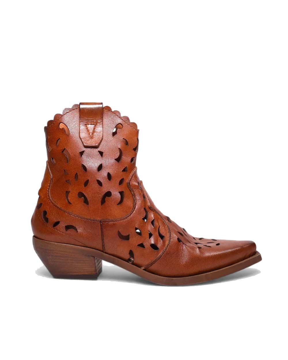 ZOE Camperos Zoe donna LAILA02 cuoio intaglio western<BR/><BR/> LAILA02 BUF. LAS CUOIO 