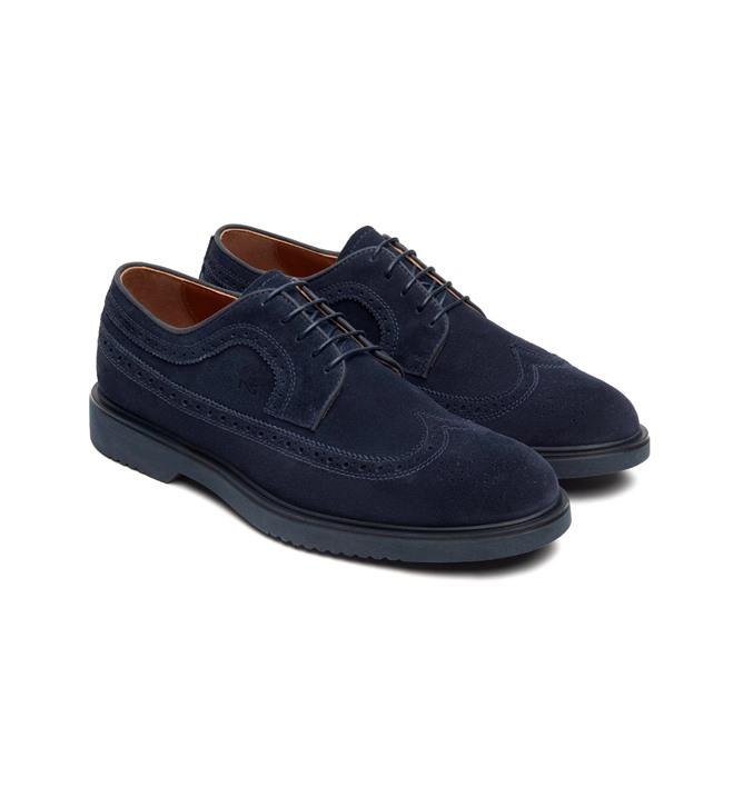 NEROGIARDINI Derby nerogiardini uomo e500611u arold indaco pe25 E500611U 212 COLORADO INDACO 