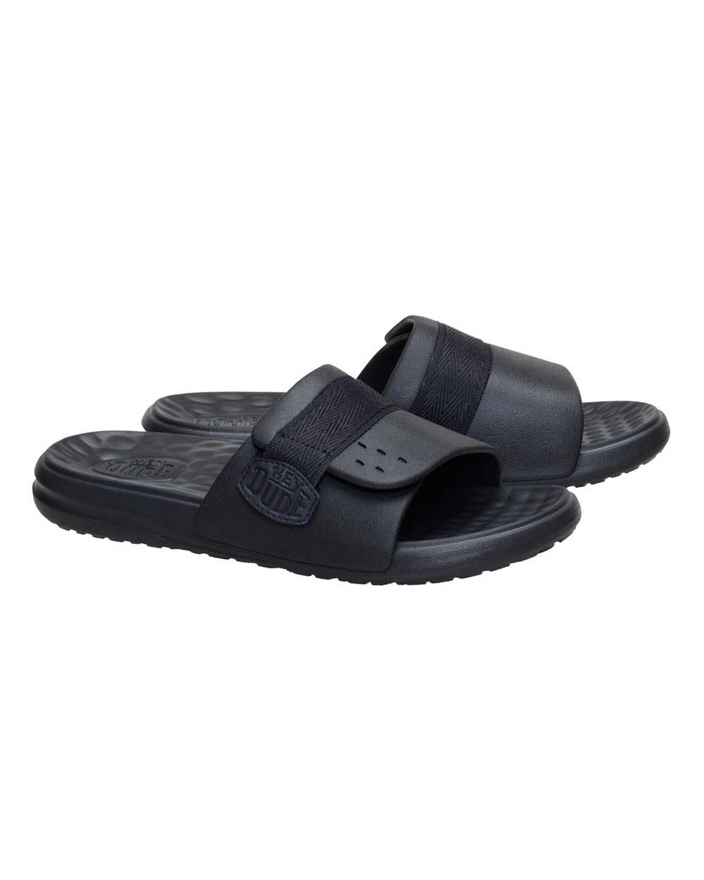 HEY DUDE Sandali Hey Dude uomo Wave 45261 neri 45261 097 WAVE ALT 