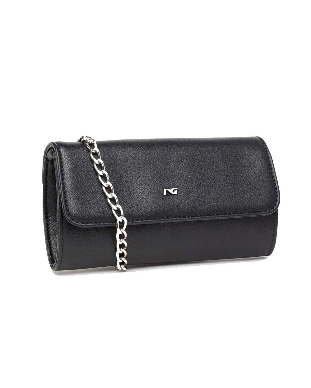 NEROGIARDINI BORSE Pochette Nerogiardini donna E443700DE nera E443700DE 100 T. NAPPA NERO 