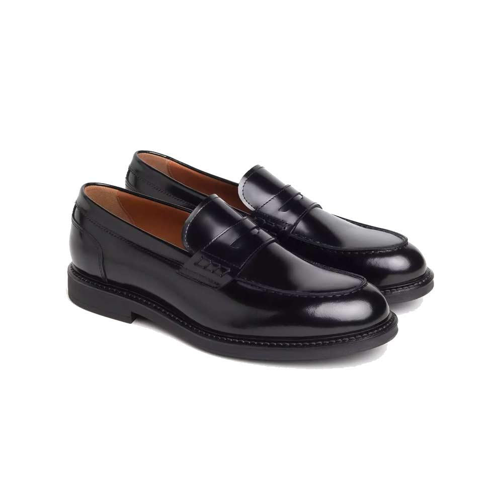 NEROGIARDINI Mocassini NeroGiardini uomo Wembley E500600U neri E500600U 100 WEMBLEY NERO 