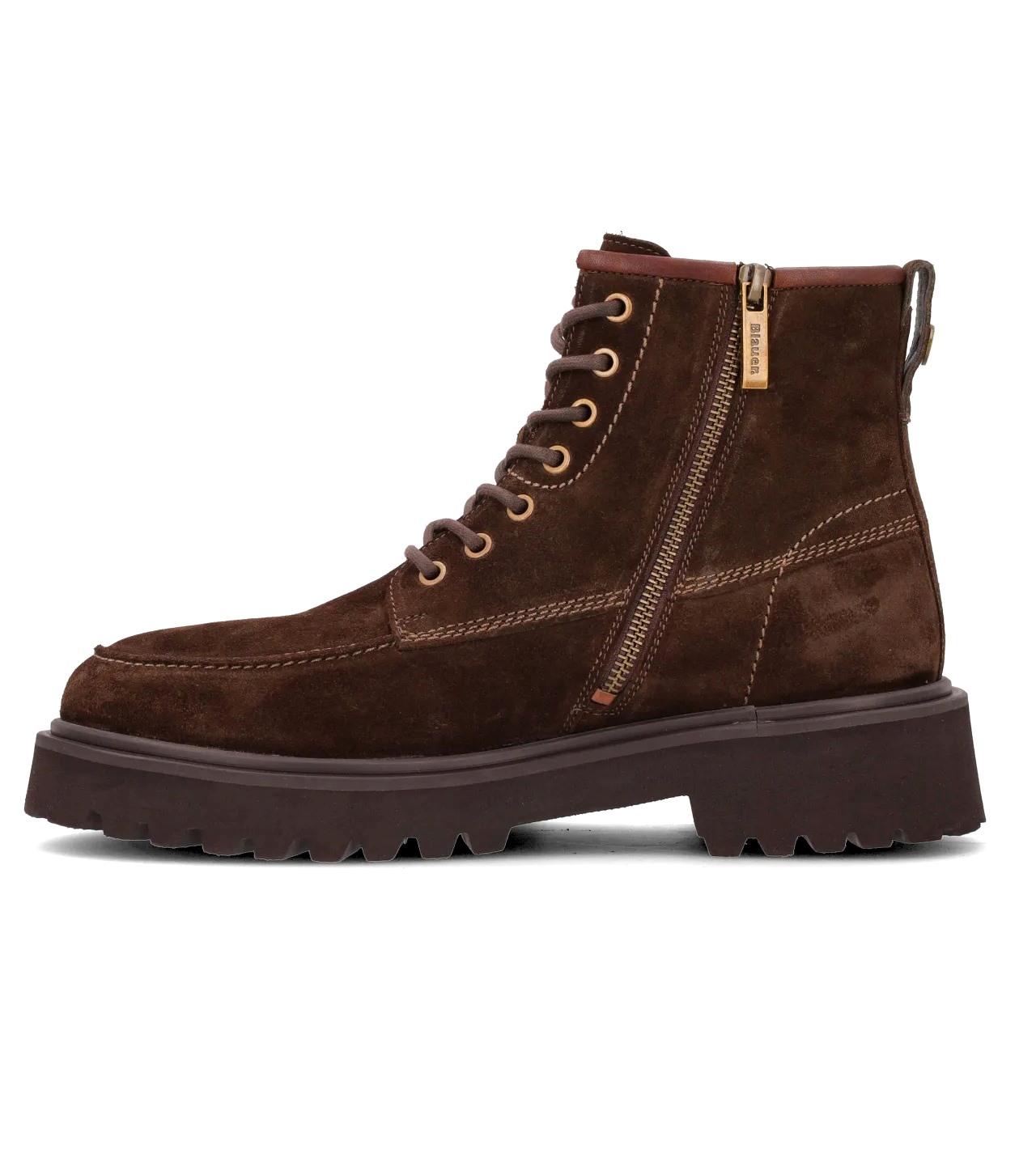 BLAUER Stivaletto blauer uomo f5 buxton 05 dark brown a25 F5BUXTON05/SUE DKB DARK BROWN 