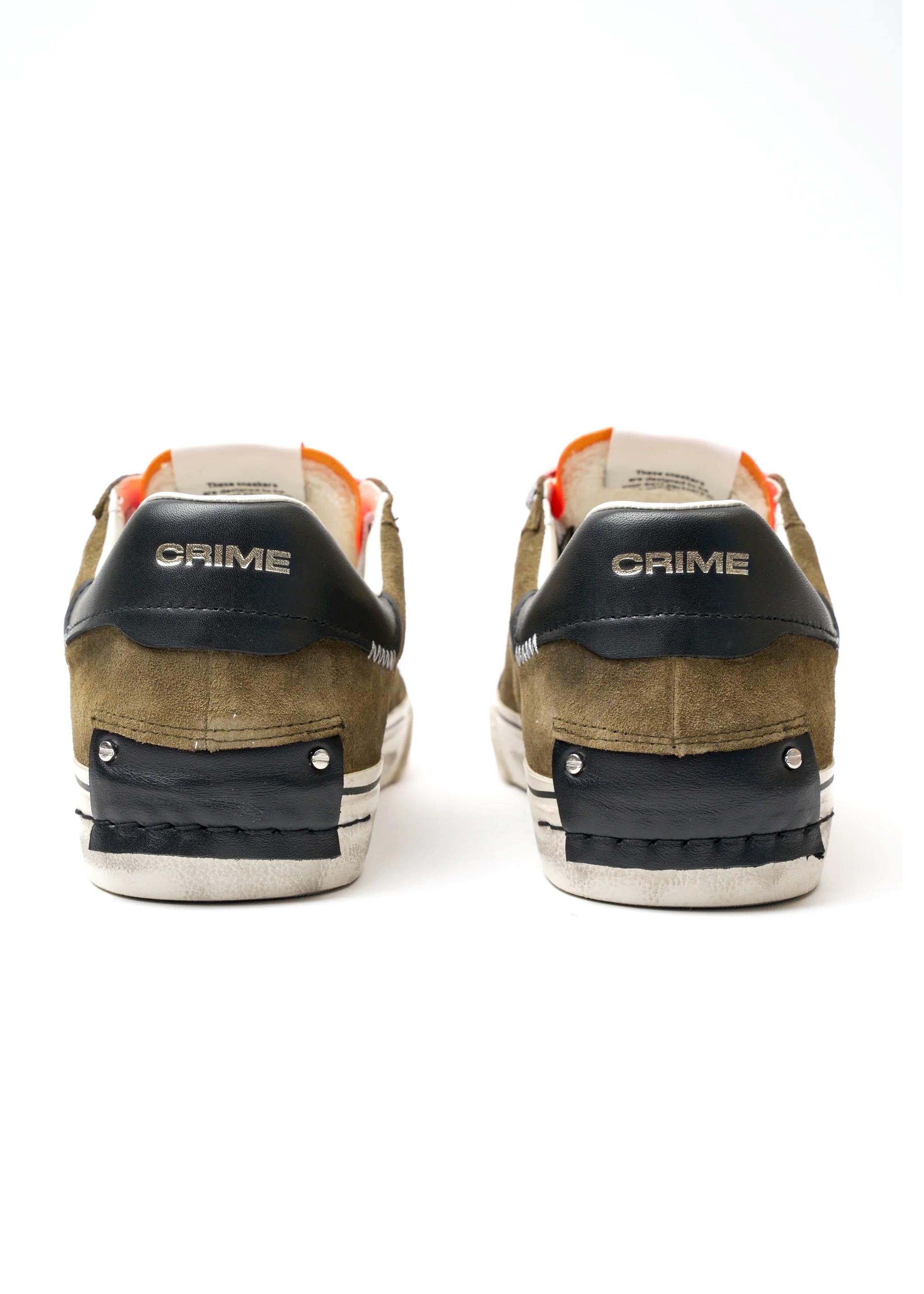 CRIME LONDON Sneakers crime london uomo DECONSTRUCTED LAVA ORANGE a25 DISTRESSED M 11030AA8B 