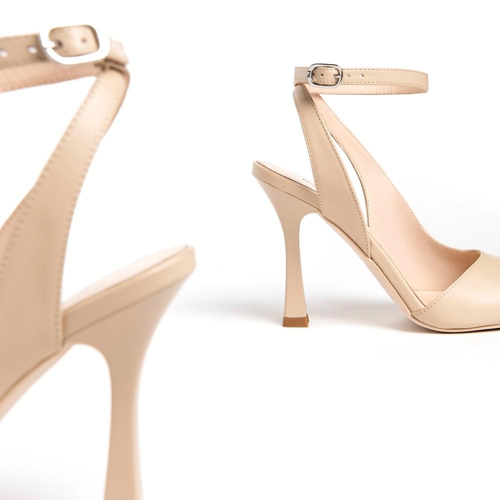 NEROGIARDINI Sandali NeroGiardini donna E307280DE lino PE23 E307280DE 453 NAPPA PANDORA LINO 