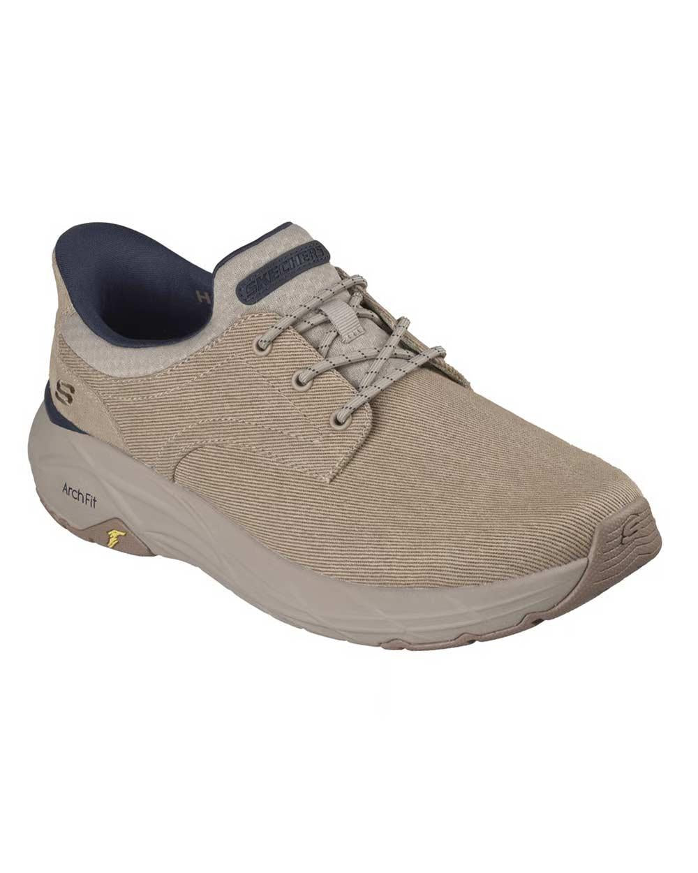 SKECHERS Sneakers Skechers uomo 205795 taupe 205795 TPE WOLFE - ARCH FIT MAV 