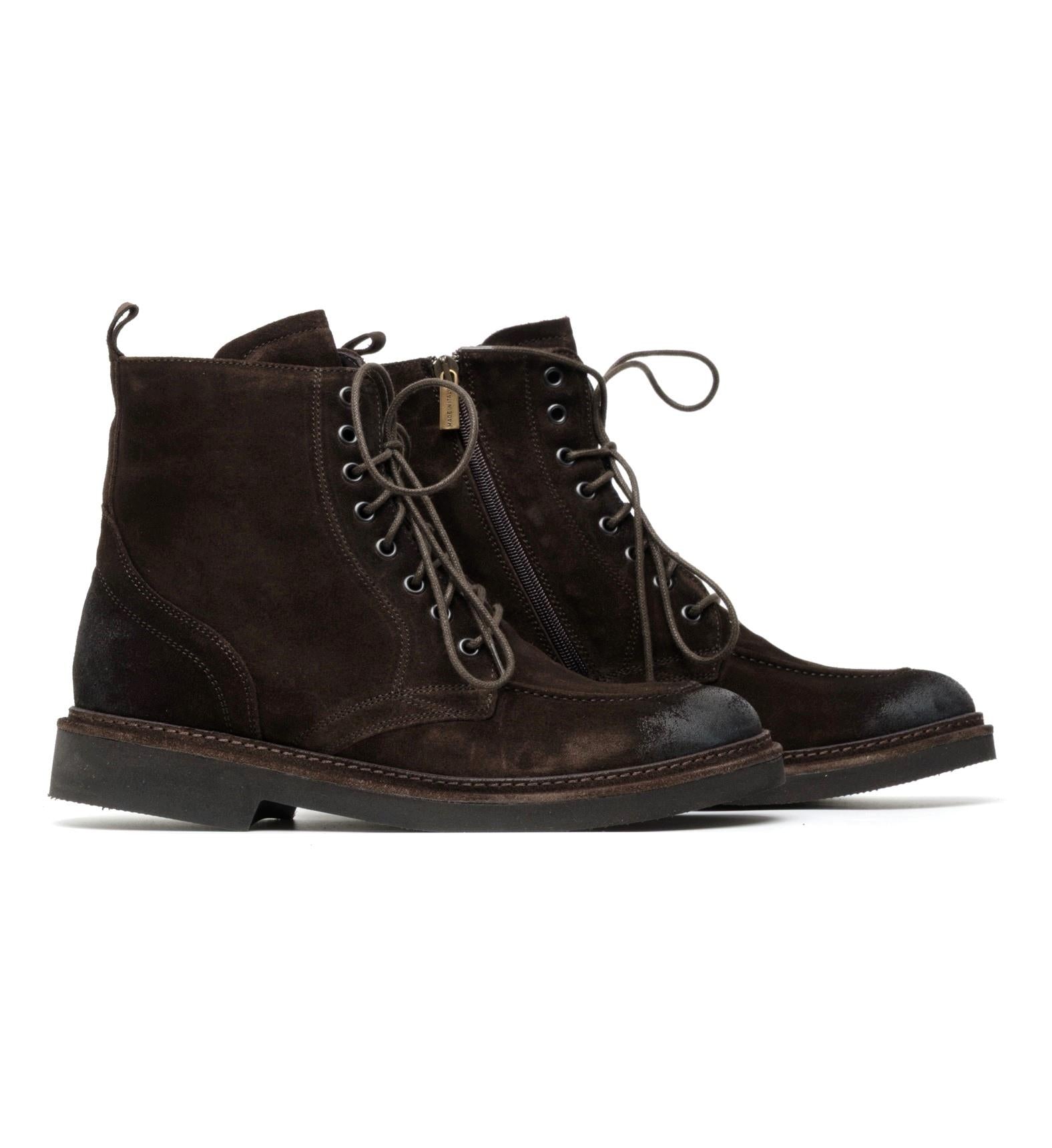 MARECHIARO Stivaletto marechiaro uomo 7765 moro a25 7765 CAMOSCIO TDM 