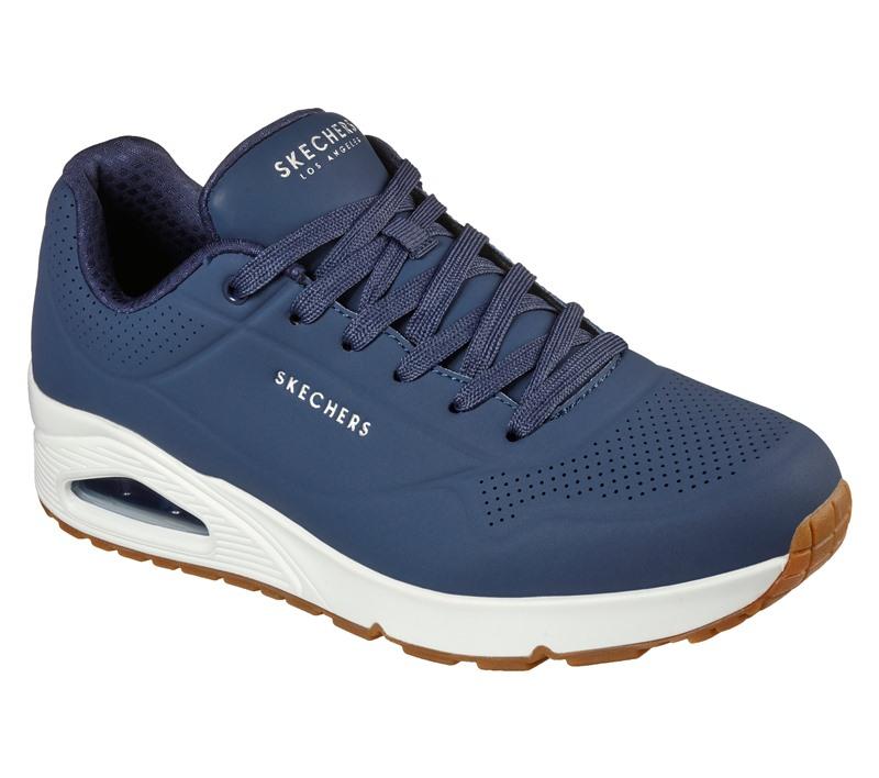 SKECHERS Sneakers Sketchers uomo uno stand on air  navy 52458 pe25 52458/NVY STAND ON AIR NAVY 