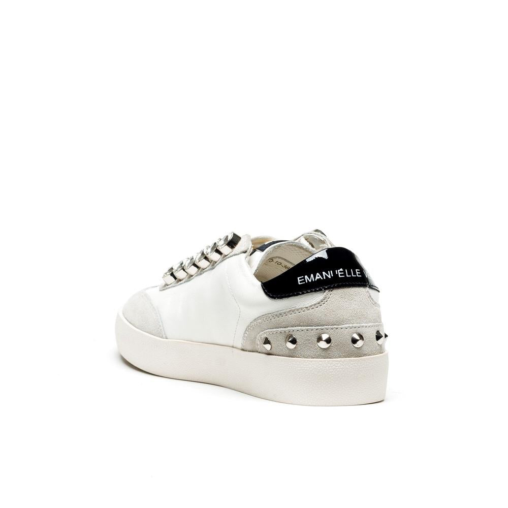 EMANUELLE VEE Sneakers emanuelle vee donna olivia 500 452p a25 452P-500-10 P003 CB WH/BL 