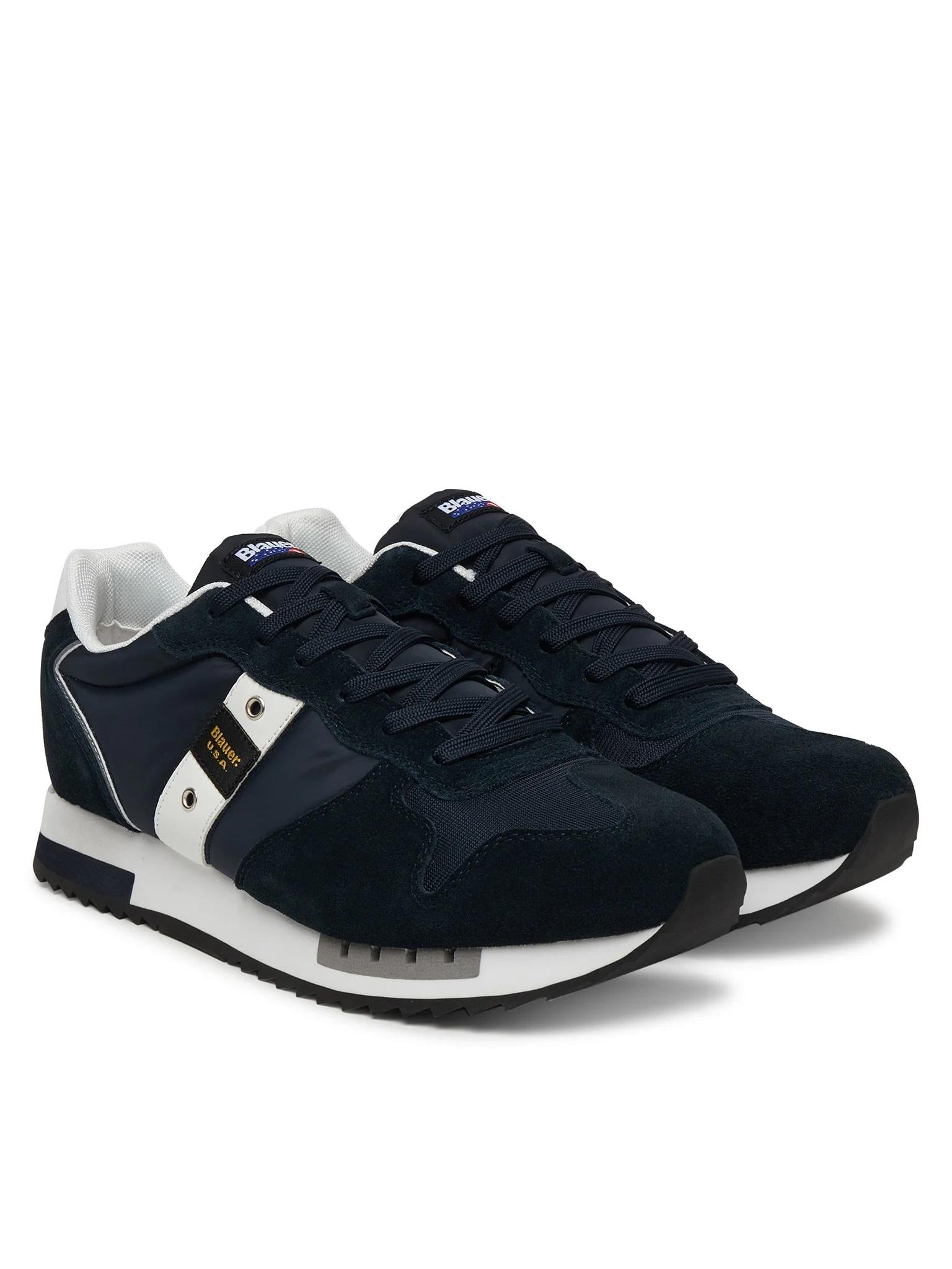 BLAUER Sneakers blauer uomo S6 queens 01 mes navy S6QUEENS01/MES NVY/WHI 
