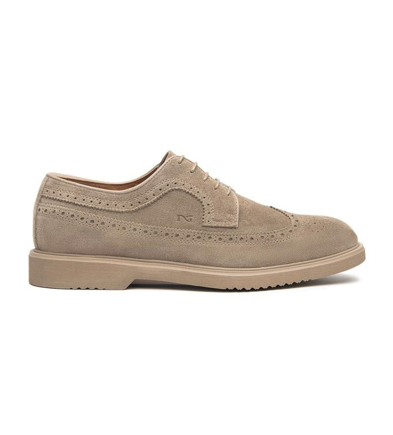 NEROGIARDINI Derby nerogiardini uomo e500611u arold argilla pe25<BR/><BR/> E500611U 501 AROLD VELO ARGILLA 